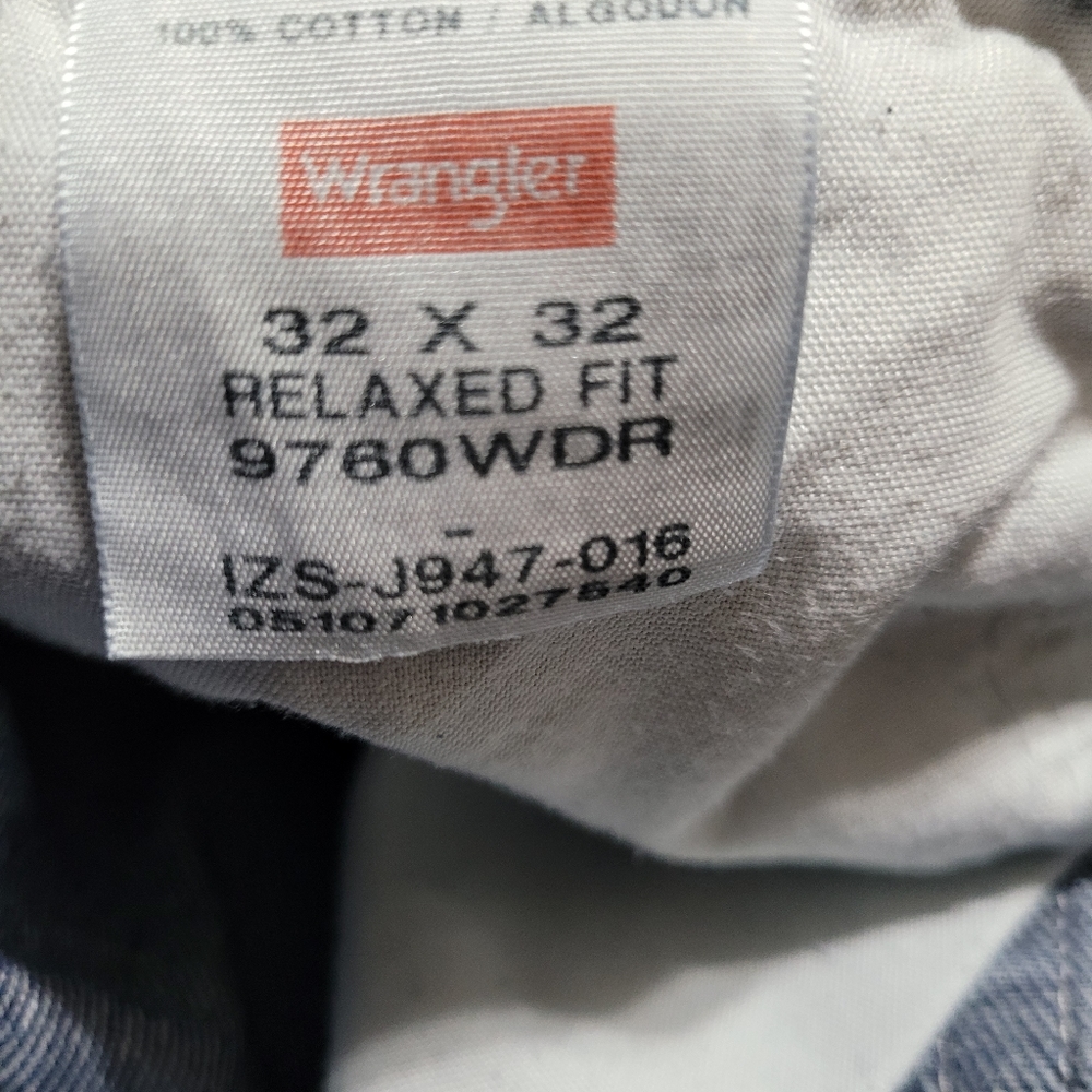 Wrangler! 32/32 Blue Jeans